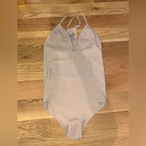Free people intimately XS/S light brown stretch body suit